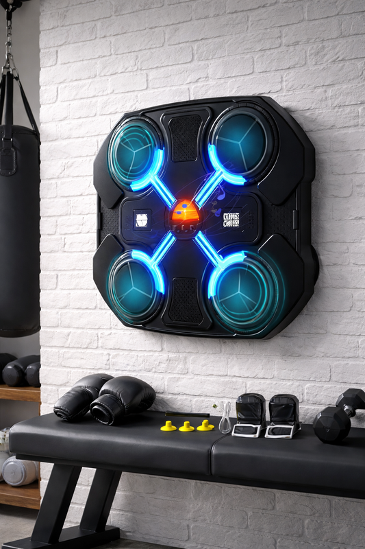 Maquina boxeo con musica (4pads)